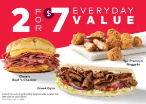 Arbys-2-For-7 menu